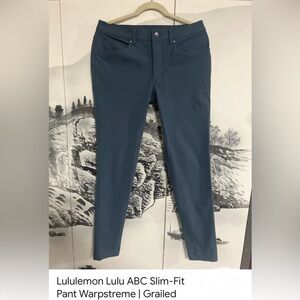 Lululemon ABC slim fit five pocket size 30 men’s
